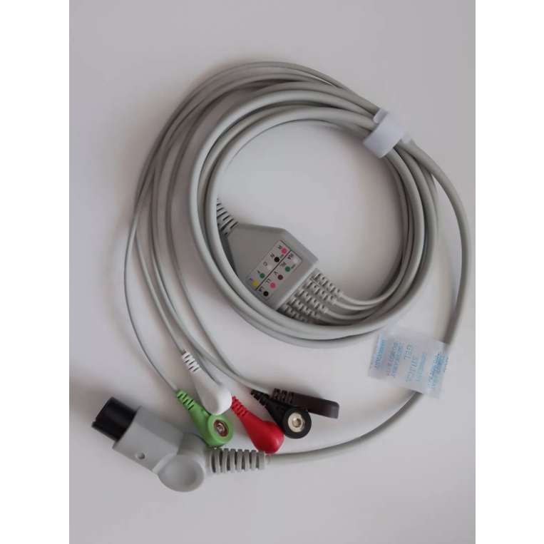 สาย ECG ซีรีส์ชิ้นเดียวที่ใช้งานร่วมกับเครื่อง Mindray PM7000/8000/9000/MEC1000