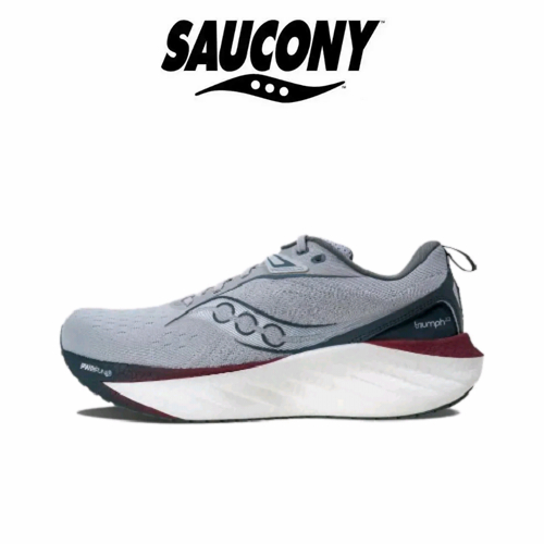Saucony Triumph 22 gray รองเท้าผ้าใบ（ของแท้ 100 %）