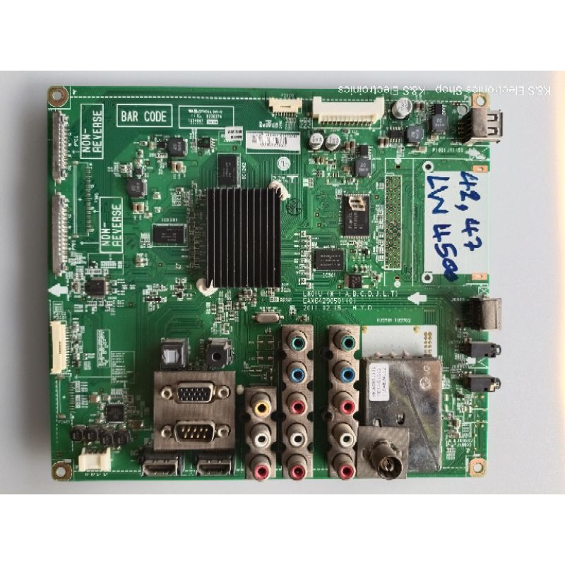 Mainboard LG รุ่น 42LW4500 , 47LW4500 พาร์ท EAX64290501 (เมนบอร์ด แอลจี) อะไหล่แท้/ของถอดมือสอง รับป