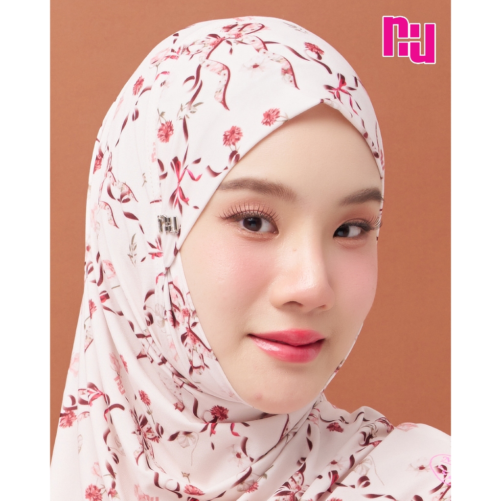 NUNUH GIFT ผ้าคลุมผมฮีญาบมุสลิมแบบสวมสำเร็จ ทรงตาลากง (TLK)