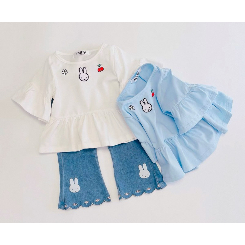 amilybabyshop : 🌈ชุดเซต เสื้อ+กางเกงยีนส์ขายาว🧸Miffy🧸 (ขายแยกชิ้นนะคะ) เลือกแมทได้ตามชอบค่ะ❤️ สินค้า