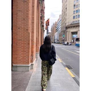 กางเกงลายทหาร #Military jeans กางเกงขายาว พรีออเดอร์