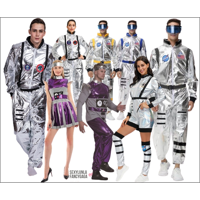 ชุดนักบินอวกาศ ชุดมนุษย์ต่่างดาว ชุดแฟนซีครอบครัว ชุดนักบินอวกาศผู้ใหญ่ cp237.1/cp29.4/cp29.5/cp79