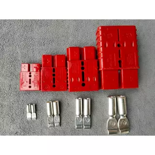 ปลั๊ก Anderson แจ็ค หัวต่อ คอนเน็คเตอร์ plug ขนาด 50A 80A 120A 175A 350A จำนวน 1 คู่ ทนกระแสสูง 600V สินค้าส่งตรงจากไทย
