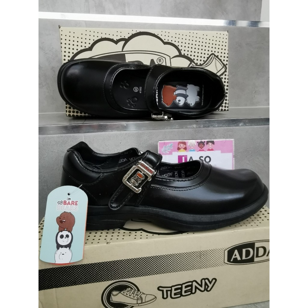 ADDA รองเท้านักเรียนเด็กโต​ Bears หมี รองเท้านักเรียนหญิง​ size 34-43 รุ่น 41S02