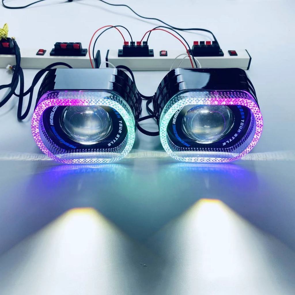 ฝาครอบโปรเจคเตอร์ Bi LED 3 นิ้ว-- BM RGB 5D แบบ O