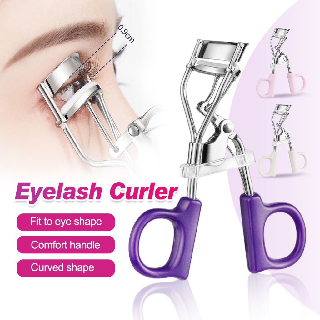 ที่ดัดขนตา Eyelash Curler เครื่องมือดัดขนตา ช่วยทำให้ตาดูโต ที่ดัดขนตาปลอม สเตนเลส ช่วยให้การดัดขนตาได้งอนสวยไม่เจ็บ