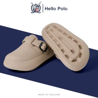 Hello Polo รองเท้าเปิดส้น รองเท้าแฟชั่น รองเท้าแตะฤดูร้อน UNISEX เบาสบาย พื้นนุ่มมาก กันลื่น เหมาะกับฤดูร้อน HP8047
