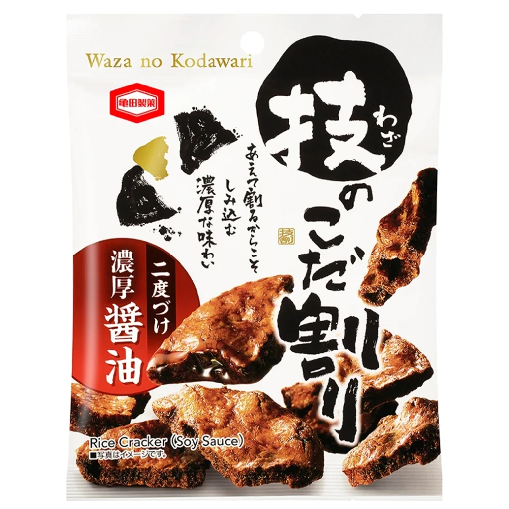 คาเมดะ ขนมข้าวอบกรอบรสโชยุ ขนาด 40 กรัม - Kameda Wazano Kodawari thumbnail 4