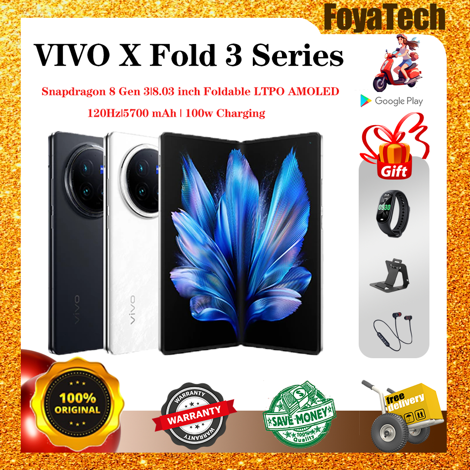 VIVO X Fold 3 Pro Snapdragon 8 Gen 3  VIVO X Fold 3 Snapdragon 8 Gen 2 Dual SIM VIVO Folding phone