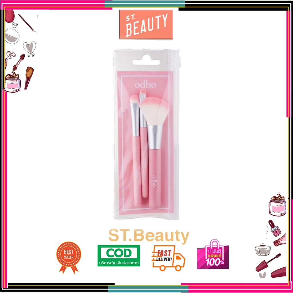ODBO 3 PCS TRAVEL KIT BRUSH SET - OD8064