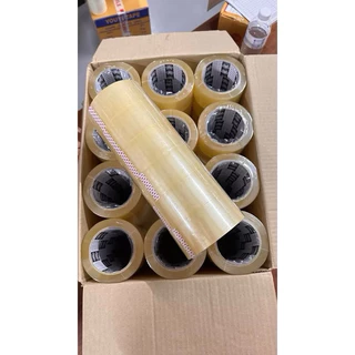 (6ม้วน)เทปใส น้ำตาล ชา OPP 45 หลา 100 หลา 40/45/50ไมครอน พร้อมส่ง