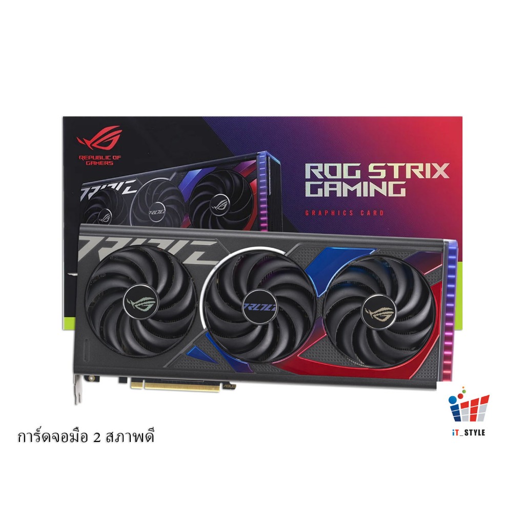 VGA (การ์ดจอ) ASUS ROG STRIX RTX 4070 12GB GDDR6X ประกันศูนย์ไทย