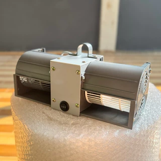 [รุ่นใหม่มีตะแกรงข้าง] พัดลมโบลเวอร์ 220V พัดลมมินิ2ช่อง ลมแรงเทอร์โบ ระบายความร้อนได้ดี พัดลมระบายอากาศเย็นแรงสุดๆ มินิ