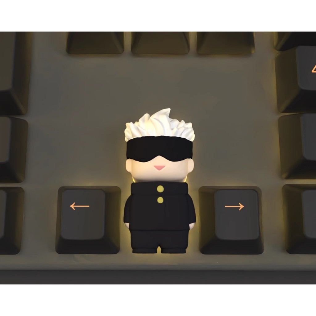 คีย์แคป โกะโจ ซาโตรุ ปุ่มลูกศร  keycap Gojo satoru Jujutsu kaisen