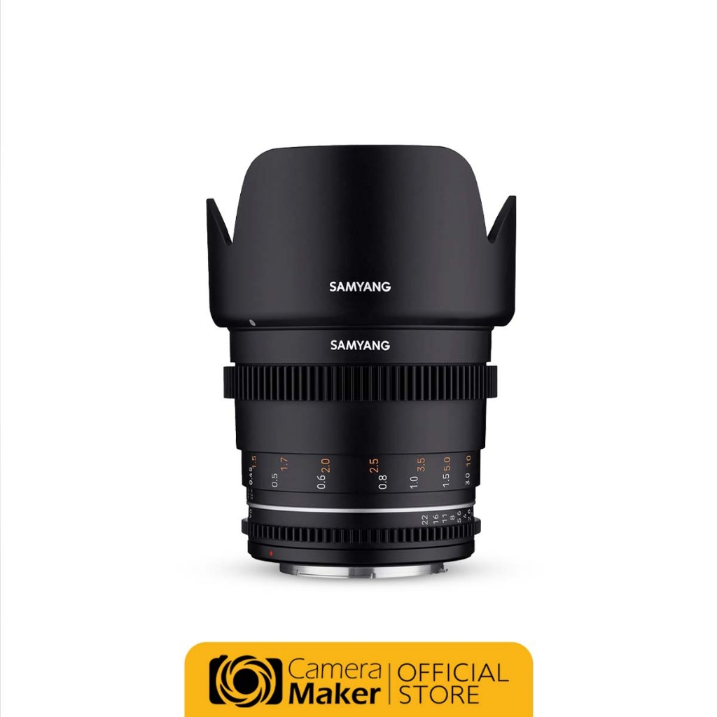 (Clearance Sale) Samyang 50mm T1.5 VDSLR MK2 เลนส์สำหรับกล้อง Full Frame เลนส์มือหมุน เลนส์Cinema