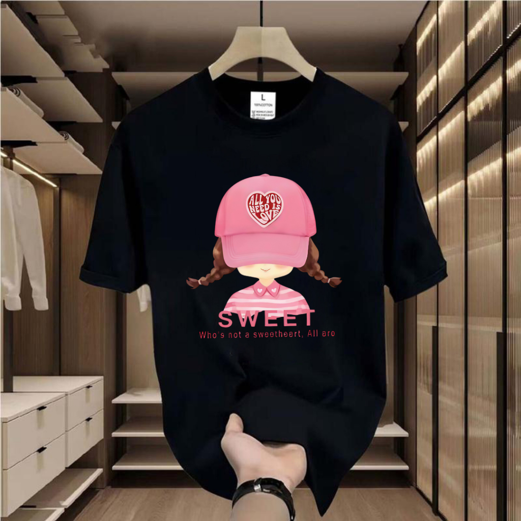 เสื้อยืดสกรีนลายเท่ๆ  เสื้อยืดผู้หญิง เสื้อแฟชั่น เสื้อสตรีท เสื้อผ้านุ่มใส่สบายQ0666 ราคา ถูกที่สุด ดีลบีเคเค แกลเลอรีภาพที่ 2