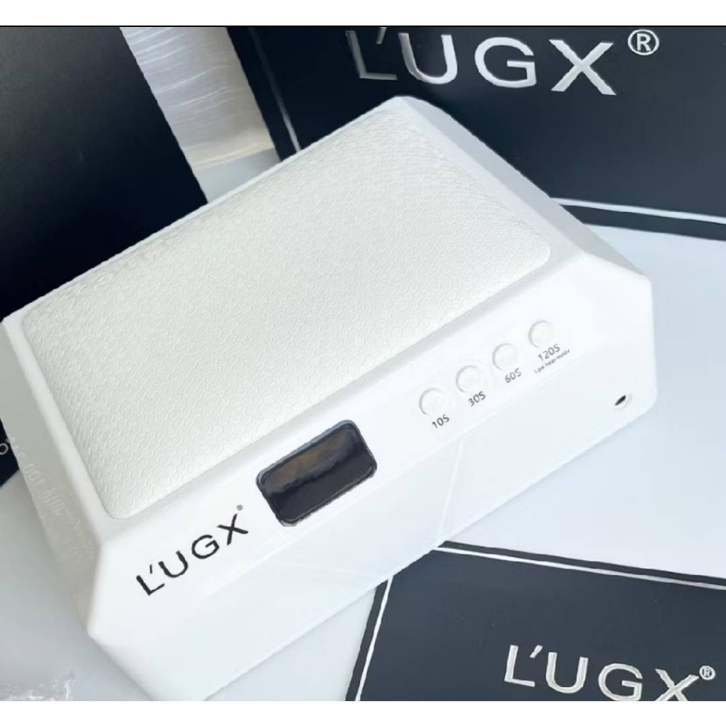 เครื่องอบเล็บเจล L’UGX #LG205 ตัวเลือก 2สี เสียบปลั๊กใช้งาน มีเบาะรองมือ LUGX 72w. 69LED nail lamp