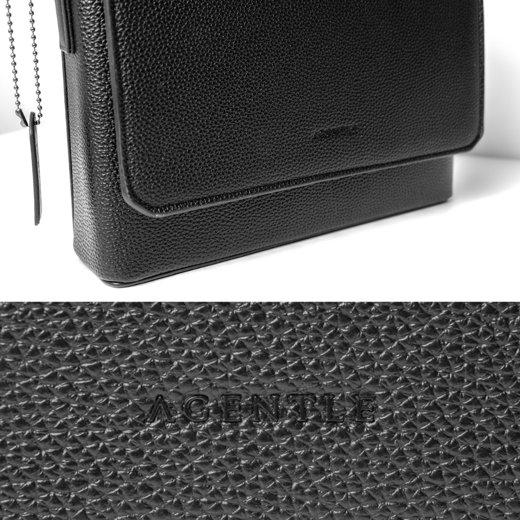 AGENTLE BOXCASE MENSENGER BAG กระเป๋าแมสเซนเจอร์ทรงกล่องสี่เหลี่ยมผู้ชาย 11นิ้ว
