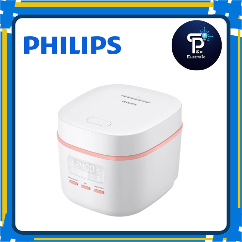 หม้อหุงข้าวดิจิตอล philips  (360 วัตต์, 0.54 ลิตร, สีขาว) รุ่น HD3064/35