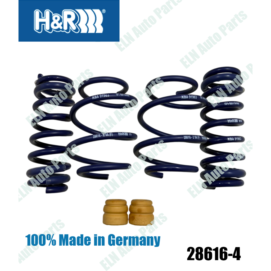 H&R สปริงโหลด BMW 4series G22/82 M4/M4competition Coupe 3.0 6cly.  4WD ปี 2020 เตี้ยลง หน้า 30 mm., 