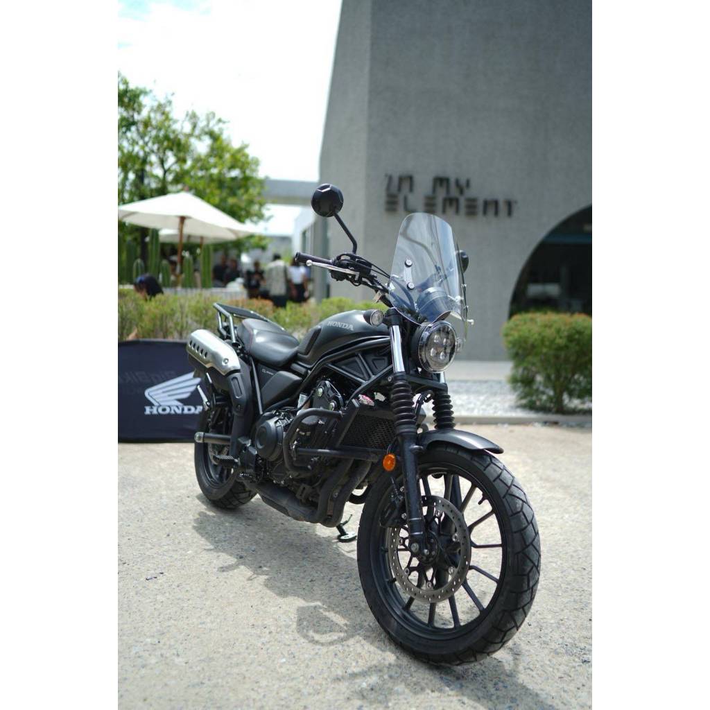 ชิวหน้ามอไซค์ ชิวบังลม ชิวหน้าไฟตากลม ชิวแต่งHonda  Honda CL500 Scrambler Honda Rebel 500 ชิวบังลมแบ