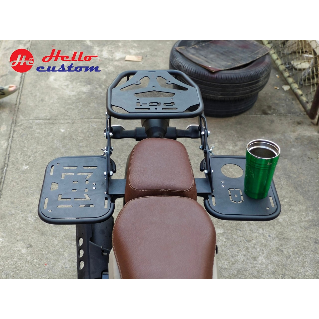 แร็คท้าย + แร็คข้าง YAMAHA PG-1 ตะแกรงแร็คท้าย แร็คข้าง อเนกประสงค์ พับได้  สำหรับติดตั้ง PG1