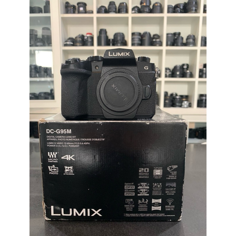 Panasonic G95 M. อุปกรณ์ แบต แท่นชาร์จ สายคล้อง