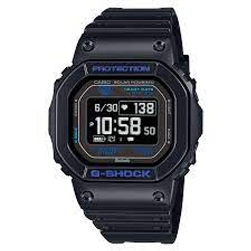 G-Shock นาฬิกาข้อมือผู้ชาย สายเรซิ่น สีดำ รุ่น DW-H5600,DW-H5600-1A2