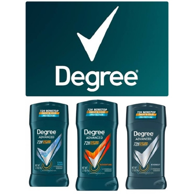 Degree Advanced 72H Antiperspirant Deodorant ขนาด 76g