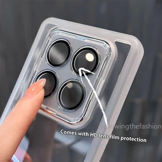 เคสโทรศัพท์มือถือแบบใสช่วยปกป้องกล้องถ่ายรูป สำหรับ Redmi case ไอโฟน TPU เคสกันกระแทก Redmi A1 A2 A1+ A3 Note 13 14 Pro+
