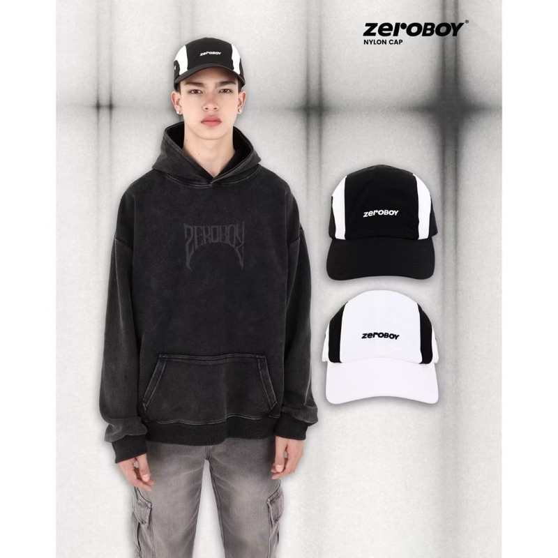ZEROBOY - Nylon Cap " หมวกแก๊ป ผ้าไนล่อน "