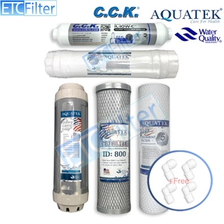 ชุดไส้กรอง Aquatek 5-6 ขั้นตอน มีแบบ UF ให้เลือก