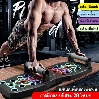 🔥 Best Seller 🔥Push Up Board บอร์ดวิดพื้น กระดานวิดพื้น อุปกรณ์ฟิตเนส แข็งแรง ทนทาน ใช้งานง่าย อุปกรณ์ช่วยวิดพื้น