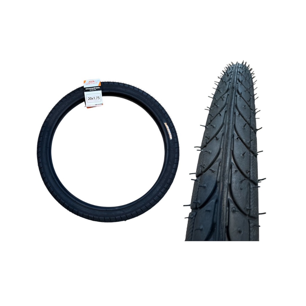 ยางนอก จักรยาน ดีสโตน deestone ขนาดล้อ 20x1.75 24x1.75 ลายเรียบ
