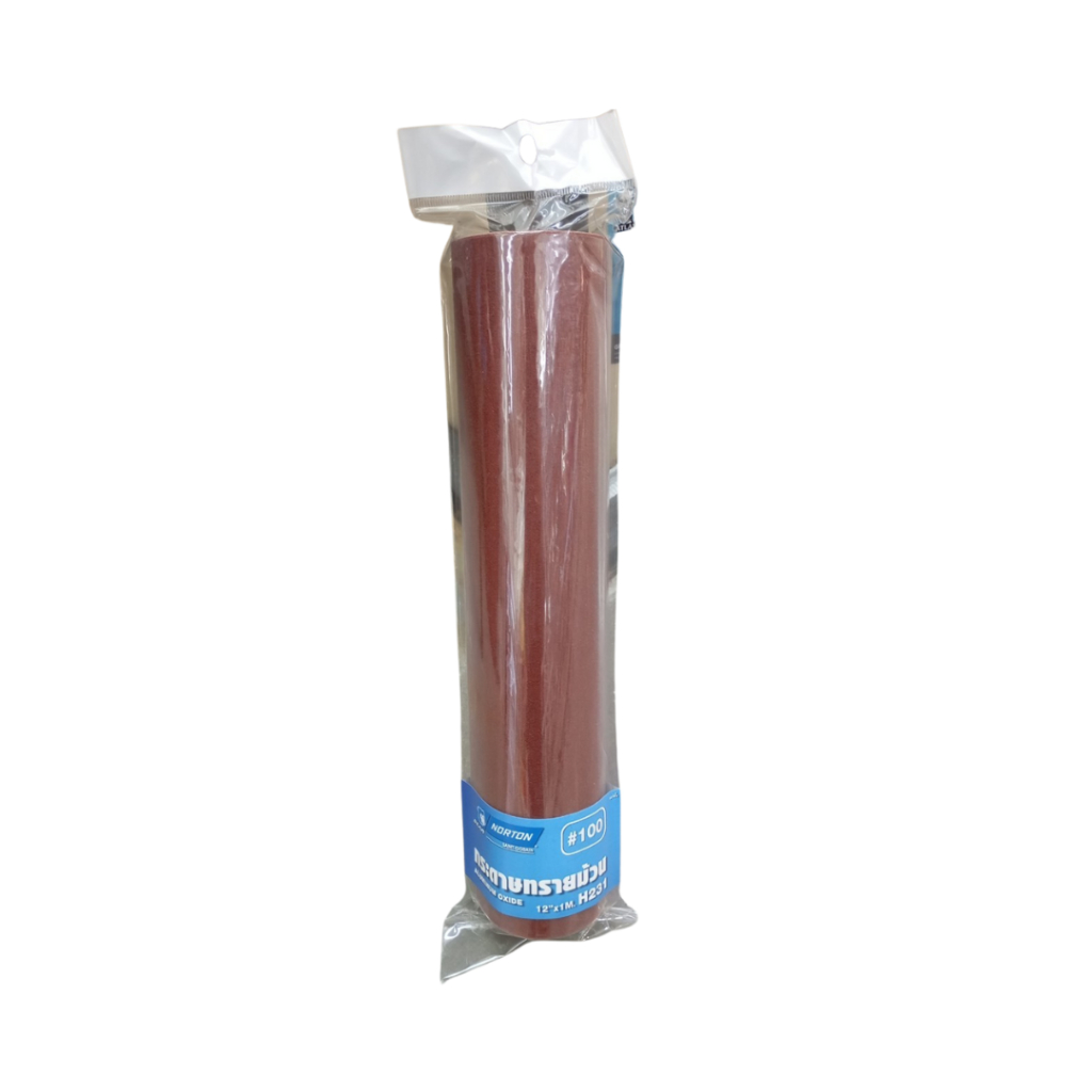 กระดาษทรายม้วน 12"xยาว 1ม.  #80 #100  NORTON H231