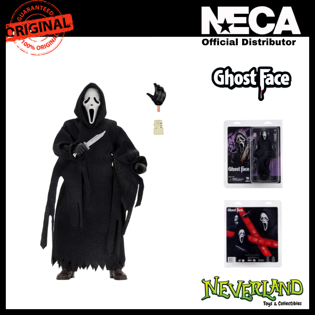 (NECA) Ghost face - Updated Version Ghostface 8" Clothed