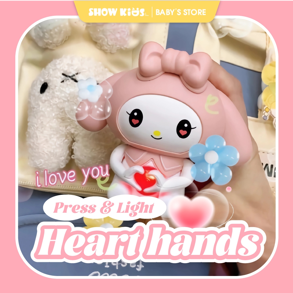 A doll that expresses love ตุ๊กตาพูดได้ มีไฟเรืองแสง น่ารักมาก