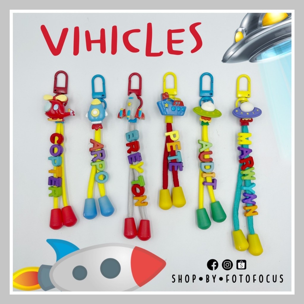 VIHICLES | Bag Strap สายคล้องกระเป๋าลายยานพาหนะ