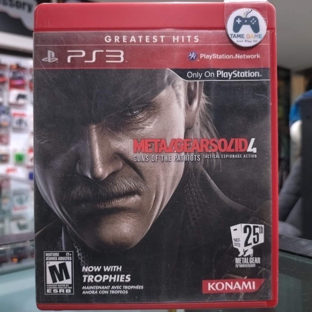(ภาษาอังกฤษ) มือ2 Metal Gear Solid 4 Gun of the Patriots PS3 มือสอง (Metal Gear Solid 4 PS3 มือ2)