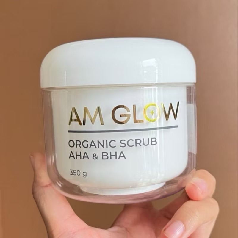 พร้อมส่ง🧚🏻Am Glow สครับเกลือน้ำนมดอกไม้ เห็นผลทันทีหลังใช้