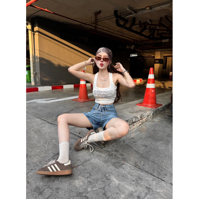กางเกงยีนส์ขาสั้น SHORT PANT JEANS ขาสั้นกรุบกริบ สั้นกำลังน่ารัก