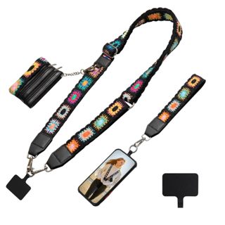 สายสะพายโทรศัพท์ที่มีกระเป๋าซิป สายคล้อง Clip and Go พร้อมกร…