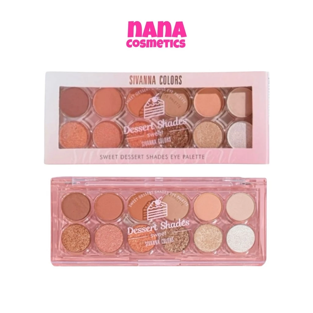 HF725 ซีเวนน่า คัลเลอร์ส สวีท ดิเซิร์ท เชดส์ อาย พาเลท อายแชโดว์ Sivanna Colors Sweet Dessert Shades Eye Palette