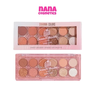 HF725 ซีเวนน่า คัลเลอร์ส สวีท ดิเซิร์ท เชดส์ อาย พาเลท อายแชโดว์ Sivanna Colors Sweet Dessert Shades Eye Palette