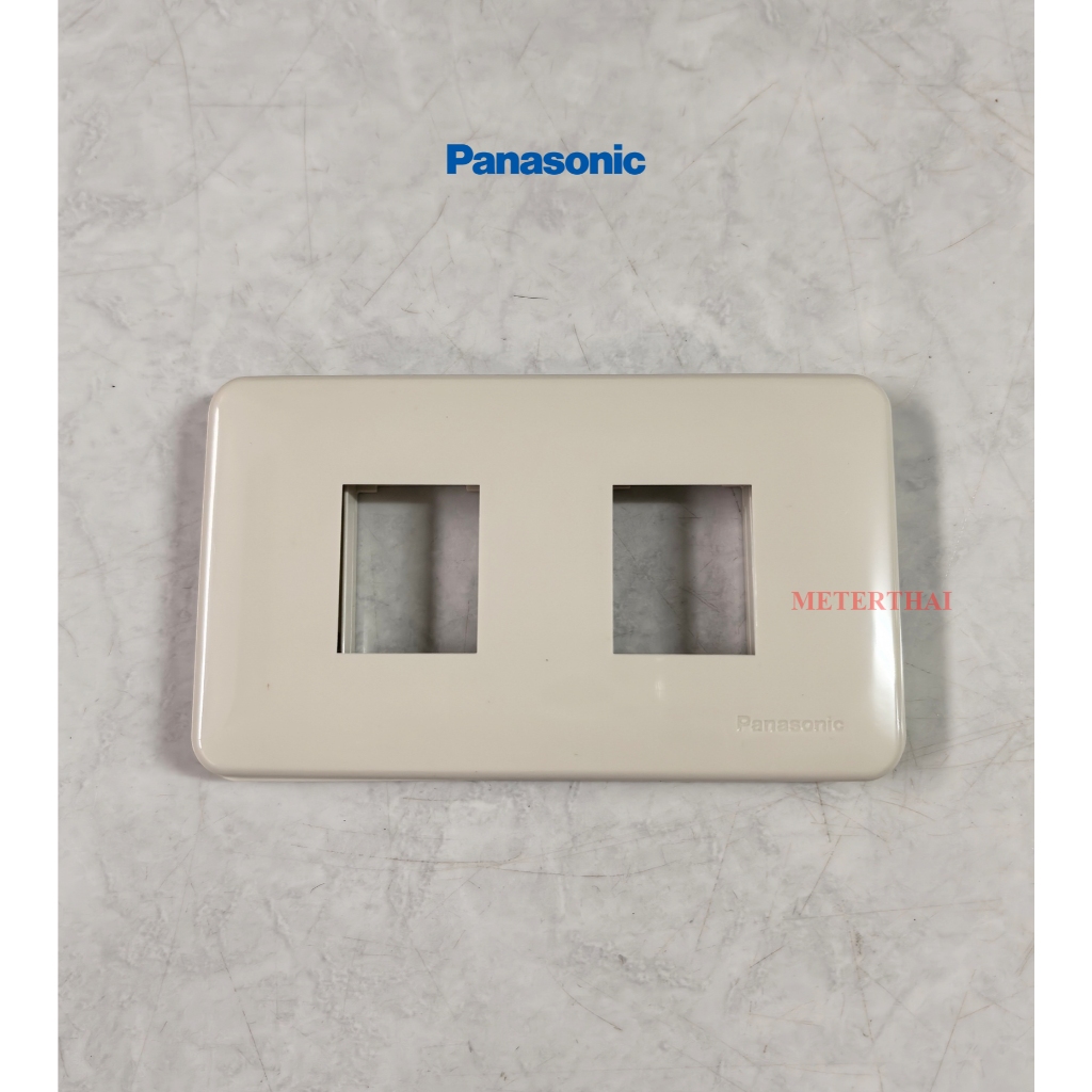 Panasonic WNG6802W หน้ากาก 2 ช่องรุ่นเก่า ฝา 2 ช่อง