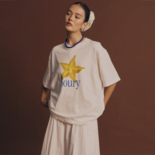 SHE KNOWS - Soury Organic Cotton T-Shirt เสื้อยืด โอเว่อร์ไซ…