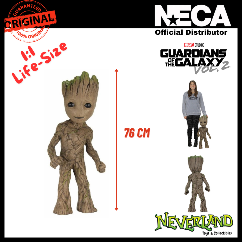 (PRE-ORDER) (NECA) Guardians of the Galaxy 2 - Foam Figure - 30" Tall Groot