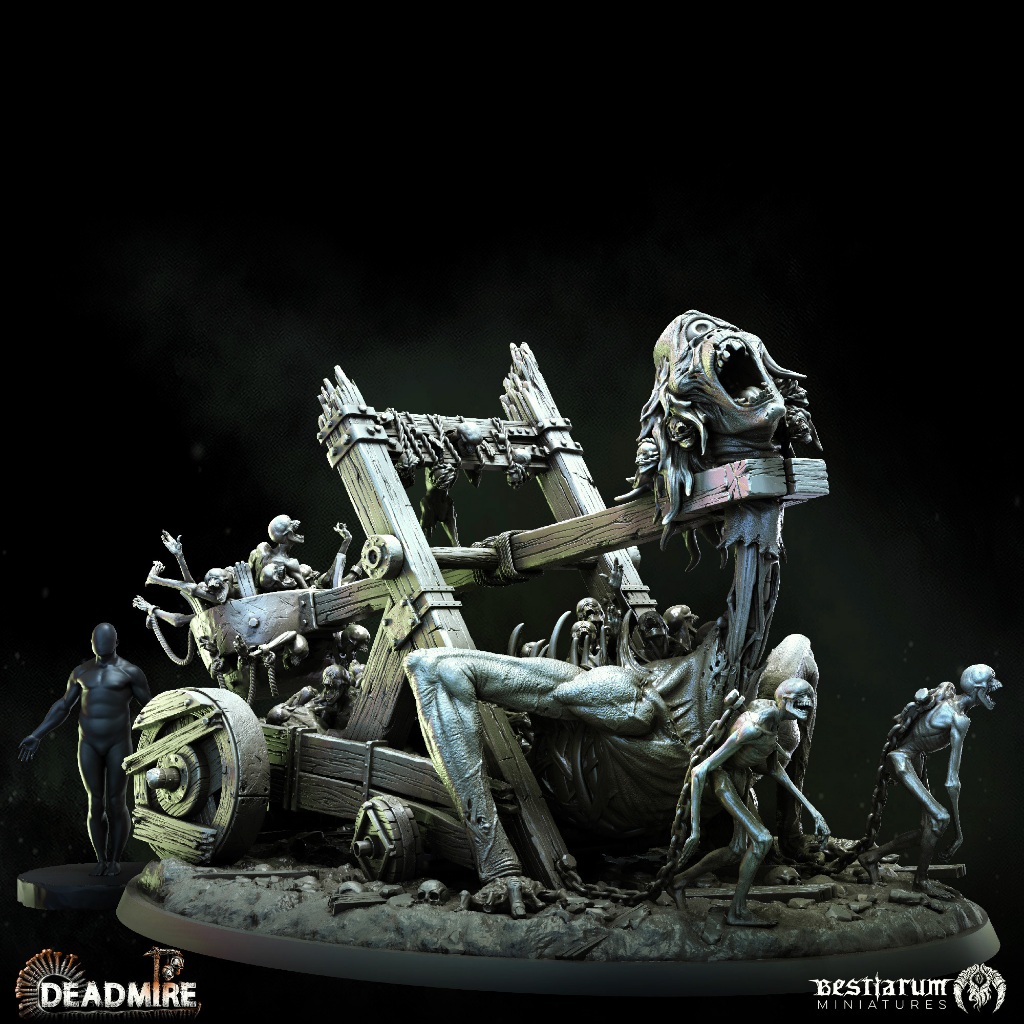 [Deadmire II] - Carrion Mangonel - proxy miniature สำหรับ Trench Crusade [ผลิตภายใน 1-3 วัน]