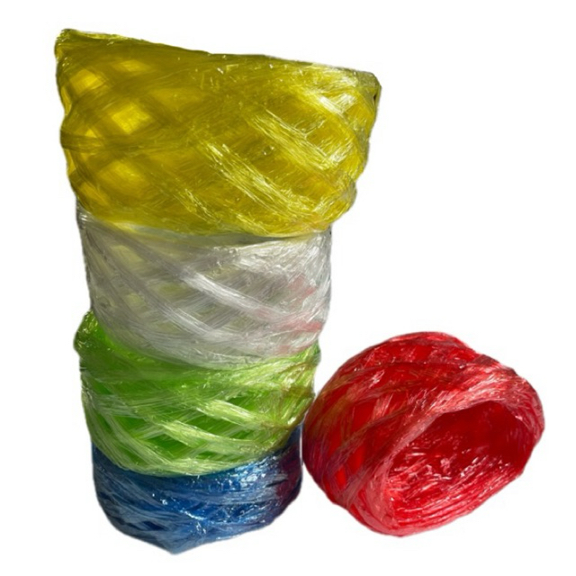 📣 เชือกฟางพลาสติก1โหล(12ม้วน) เกรดAอย่างดี เชือกฟางเบาคละสี เชือกมัดของ - รูปที่ 2